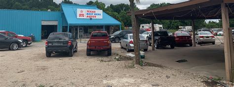 Texas best deal autos - Texas Best Deal Autos - Used Car Dealer - Dealership Ratings. 14700 Kuykendahl Rd, Houston, Texas 77090. Directions. Sales: (281) 236-3747. 2.2. 27 Reviews. Write a …